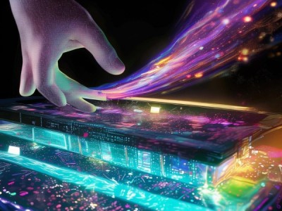 科技与艺术的融合画作，创新未来艺术作品